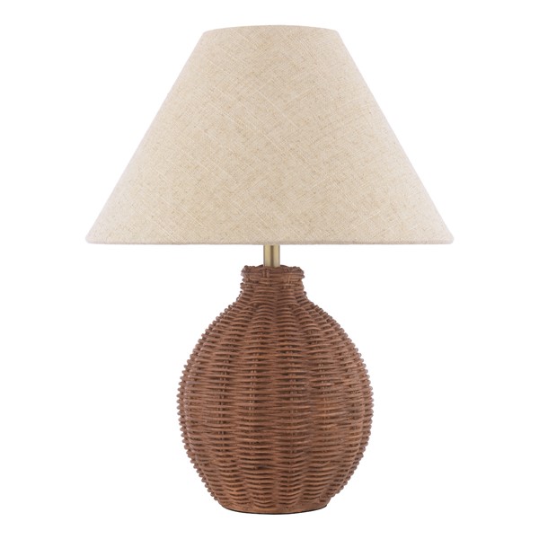(image for) Laura Ashley Fernhill Table Lamp Antique Brown With Shade